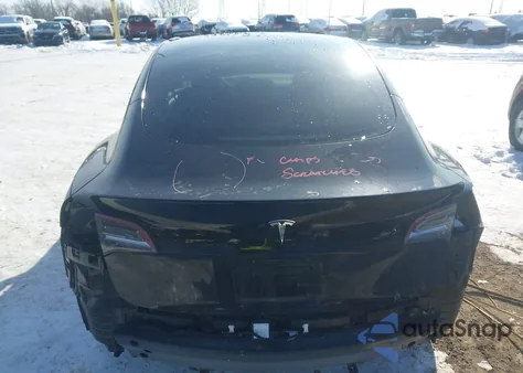 2023 Tesla Model 3 Rear-Wheel Drive from USA, damaged, VIN 5YJ3E1EA2PF446992